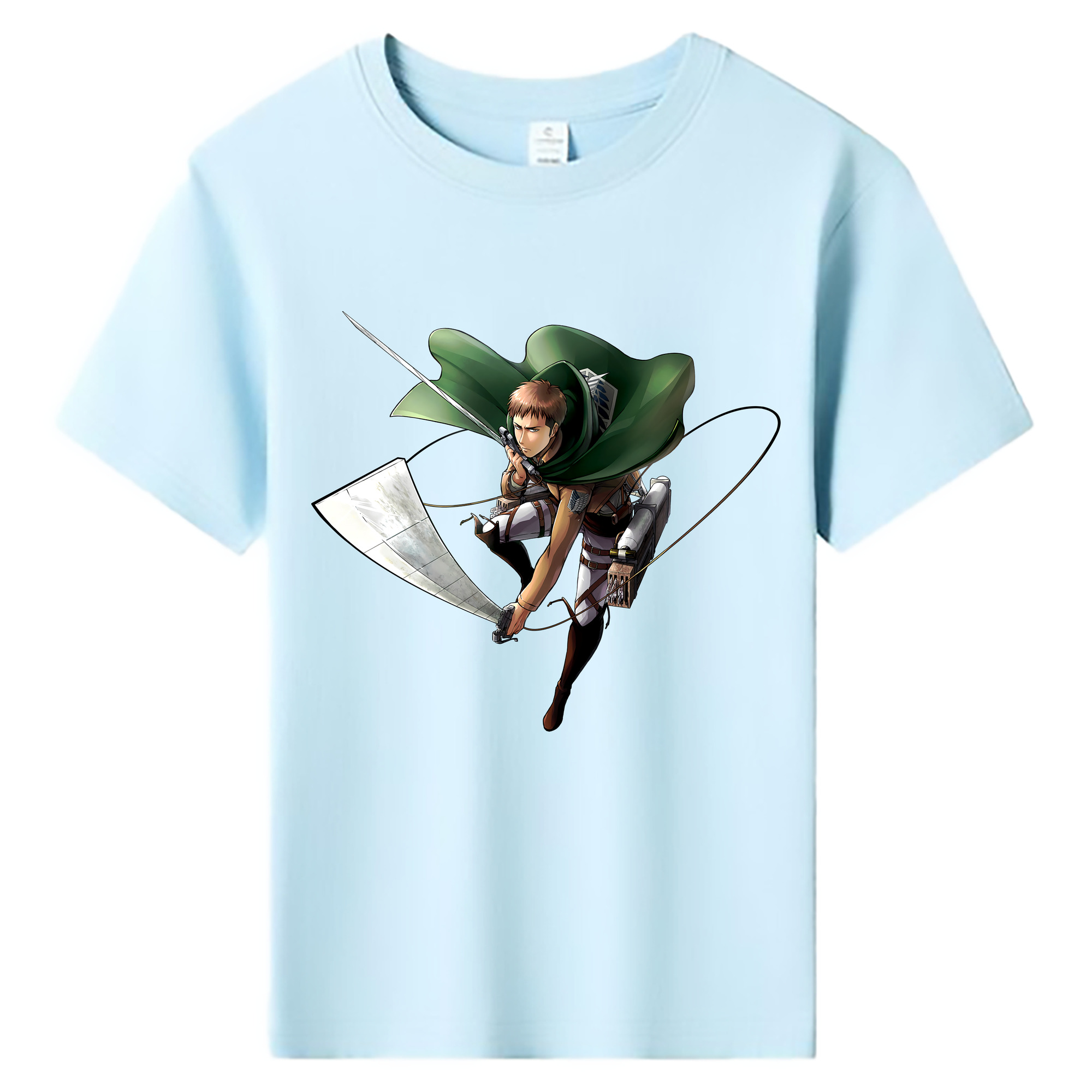 （画像用） 進撃の巨人 Attack on Titan 綿100％キッズTシャツ（フロントプリント）
